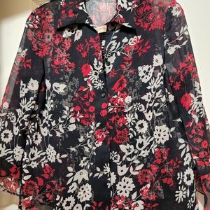 Notations 2 piece blouse